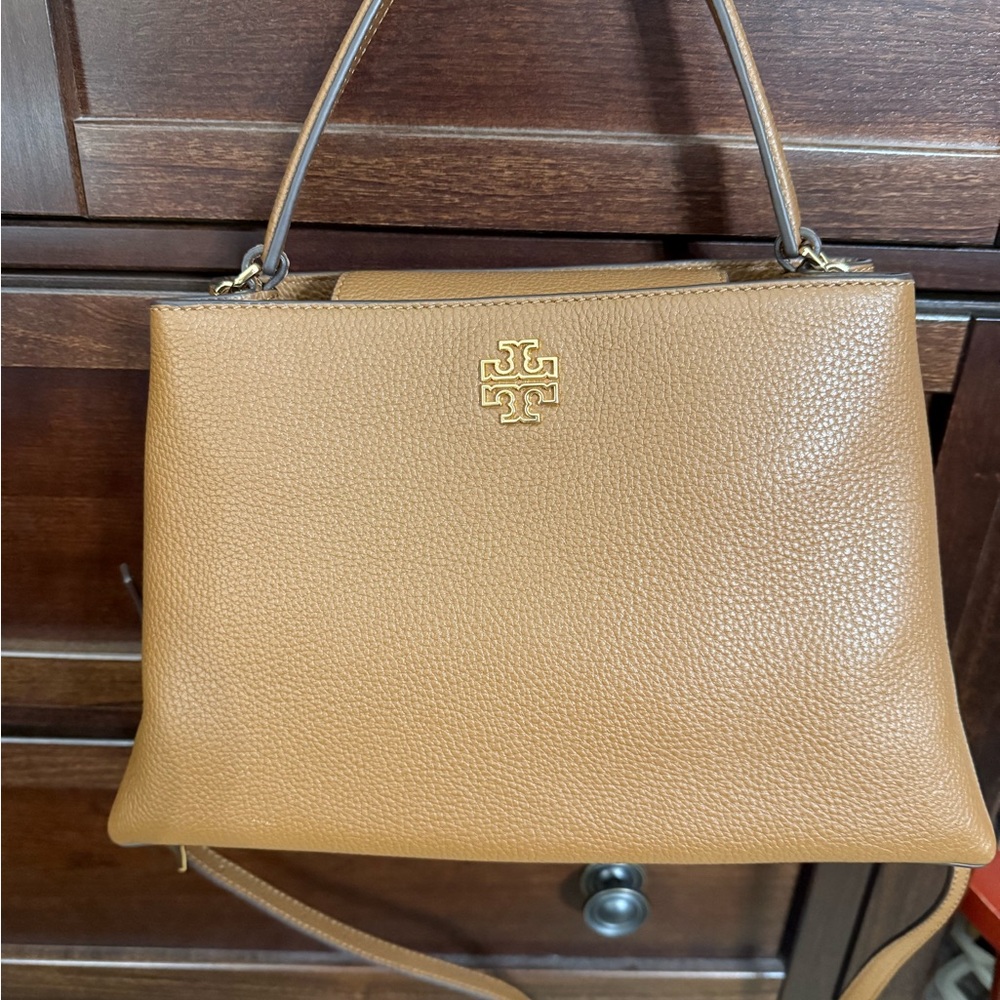 Tory Burch Brown Leather Shoulder Bag